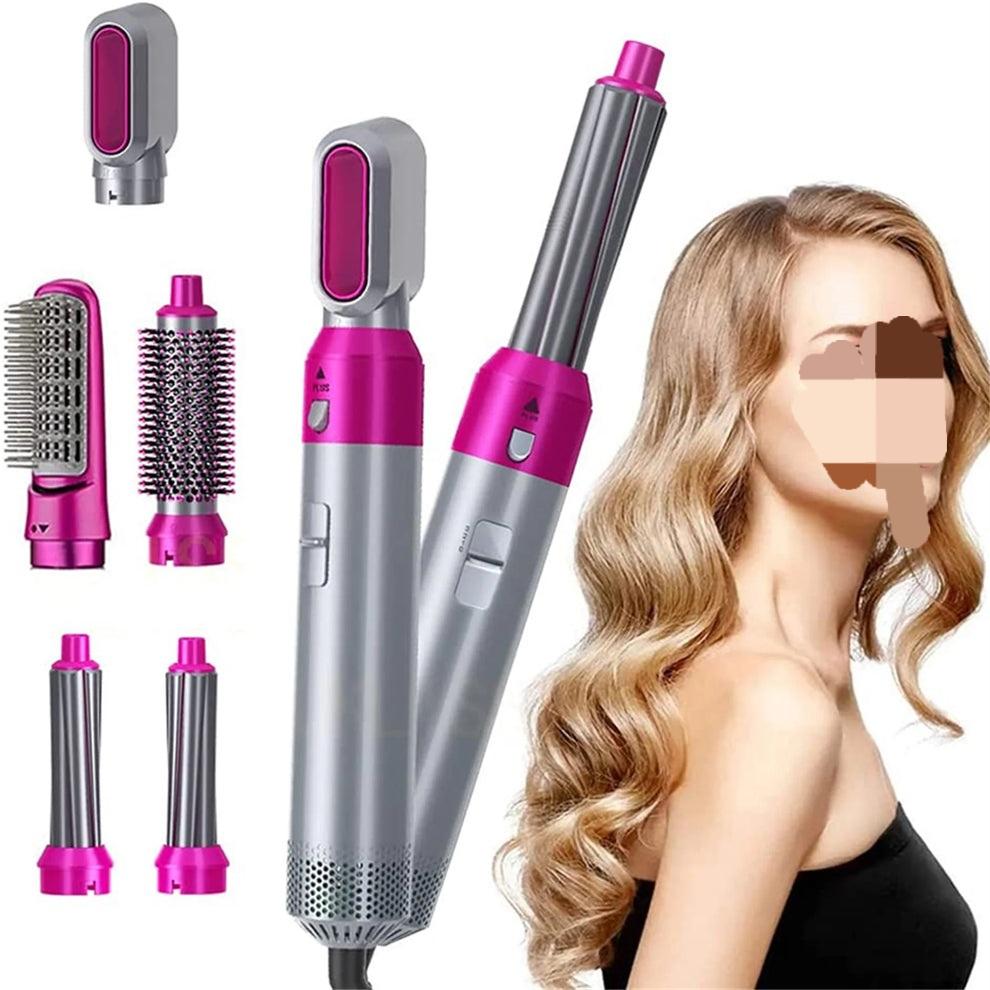 Secadora de pelo 5 en 1 Estilizador de aire caliente TP-5+1 – Proteccion capilar premium y antiestatica. Color Morado Fucsia.