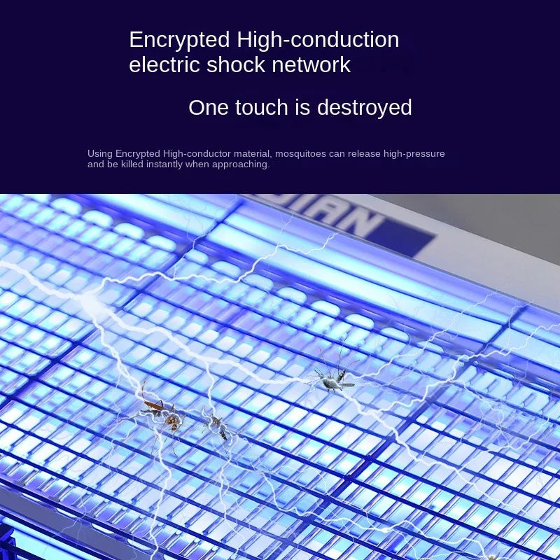 Lampara antimosquitos silenciosa para dormitorio de Hotel, casa, Mosquitera con Control de mosquitos, Mosquiteras colgante de pared de estrella, descarga electrica, repelente mosquitos y moscas para cocina. Mosquiteros para cuarto de baño, cocina, jardín.