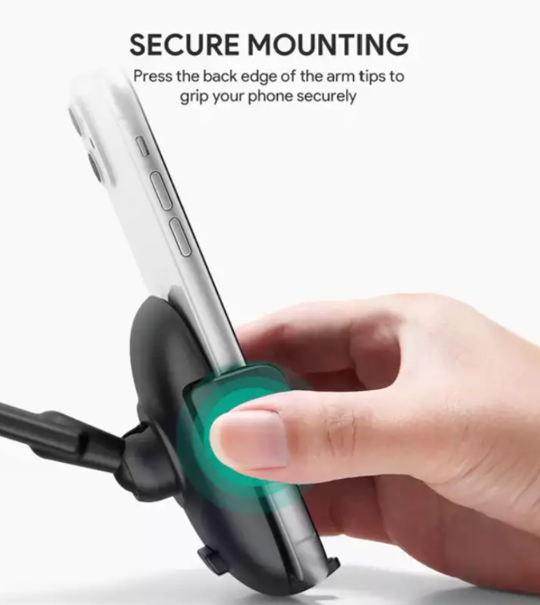 Aukey HD-C50 Soporte magnético para teléfono móvil para automóviles, rotación de 360 °, tablero de instrumentos