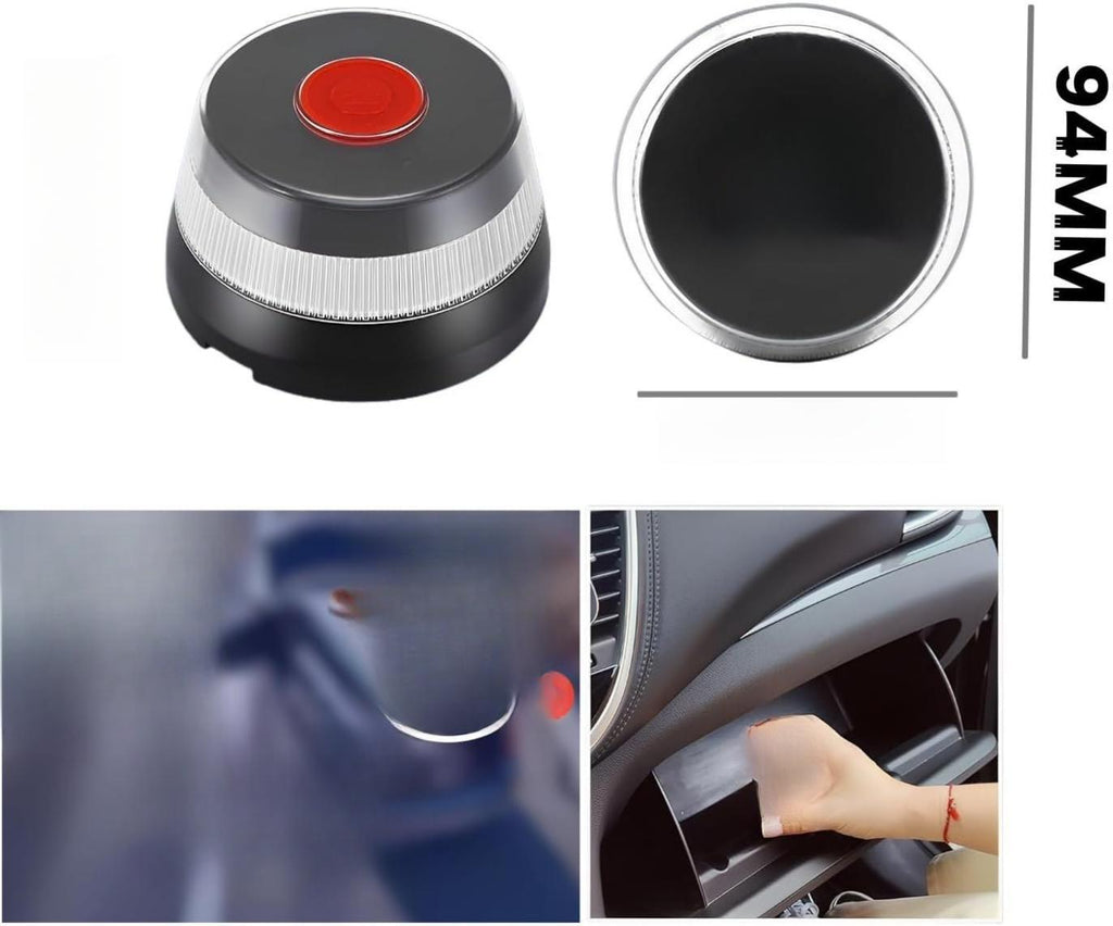 Luces Baliza V16 Homologada DGT con Geolocalización IoT Help Flash Luz Emergencia Coche Visible 1 km 360° Datos Pagados hasta 2038 Sustituto Oficial Triángulos IP54 Resistente Agua y Polvo. Color Negro