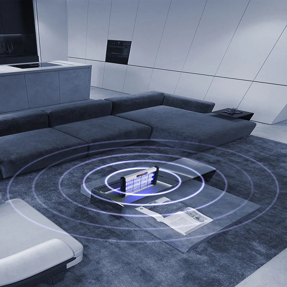 Lampara antimosquitos silenciosa para dormitorio de Hotel, casa, Mosquitera con Control de mosquitos, Mosquiteras colgante de pared de estrella, descarga electrica, repelente mosquitos y moscas para cocina. Mosquiteros para cuarto de baño, cocina, jardín.