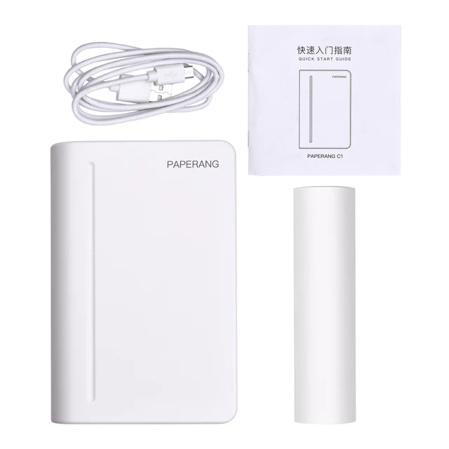 PAPERANG Mini impresora portatil de bolsillo, maquina de impresion termica, Compatible con Android, iOS y Windows